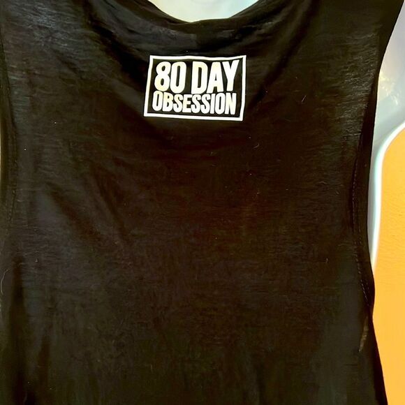 Bella Canvas Black Pineapples Muscle Tee Sz XL - Picture 4 of 4